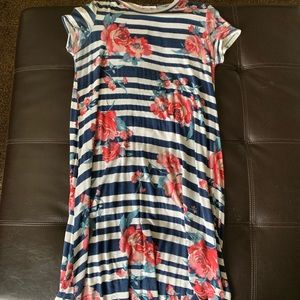 Reb & J floral cap sleeve dress